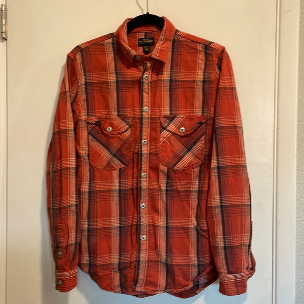 Men’s Heavy-Duty Orange flannel